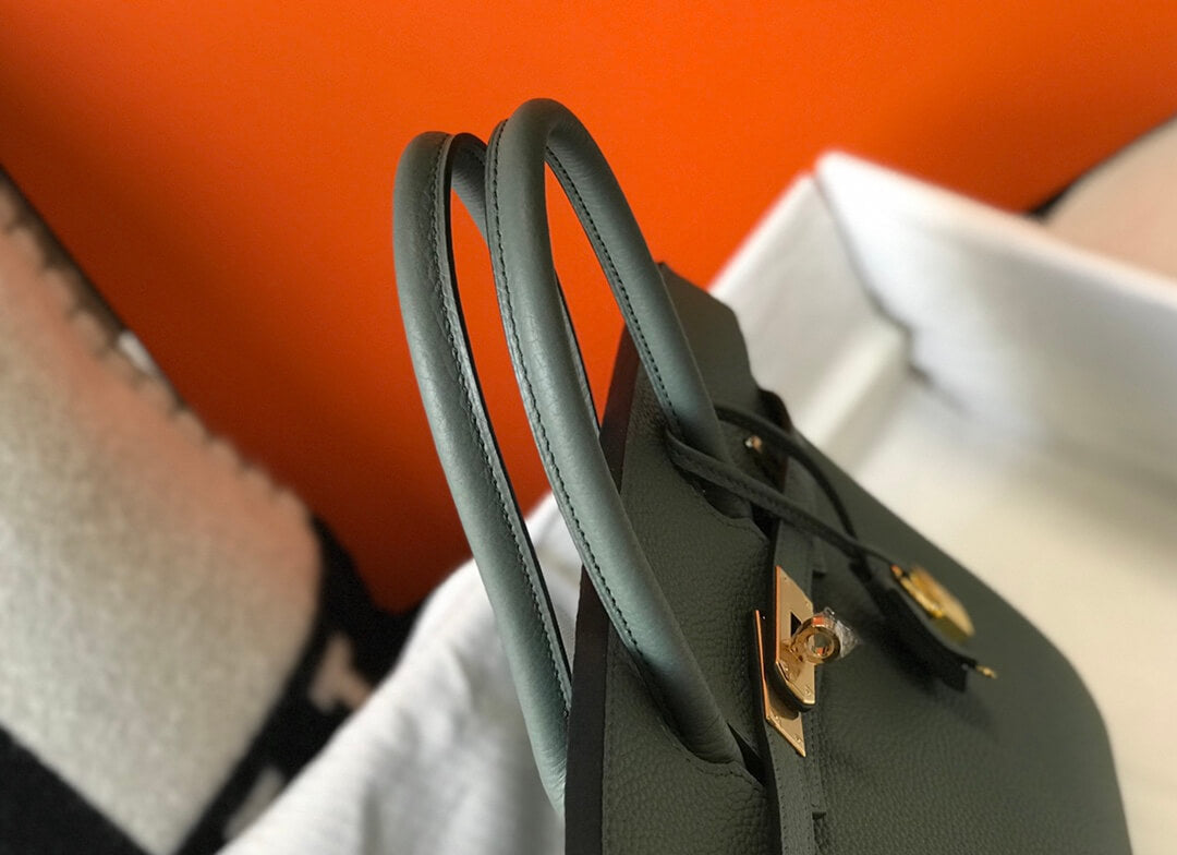 Hermes Birkin Almond Green Bag