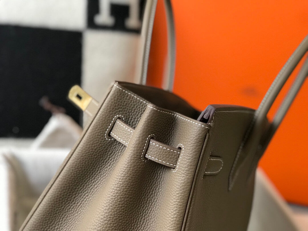 Hermes Birkin Elephant Gray Bag
