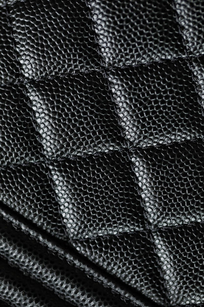 Chanel Leboy Bag – Black Caviar Leather with Gold Hardware