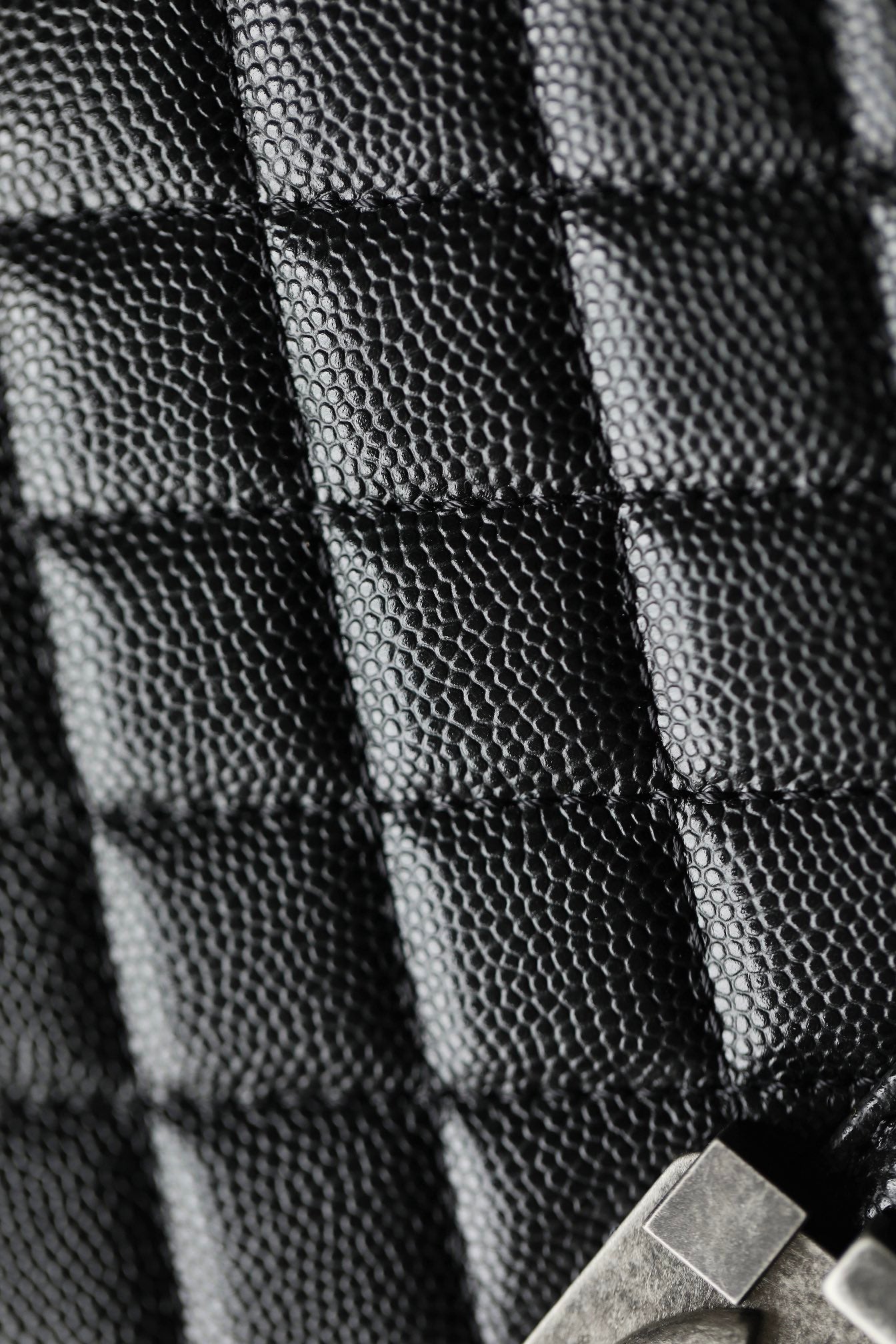 Chanel Leboy Bag – Black Caviar Leather with Diamond Quilting