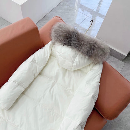 Moncler Winter Latest Hooded Long Down Jacket