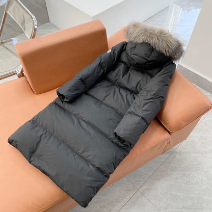 Moncler Winter Latest Hooded Long Down Jacket