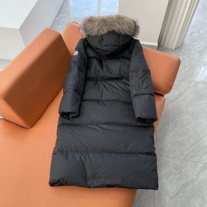 Moncler Winter Latest Hooded Long Down Jacket