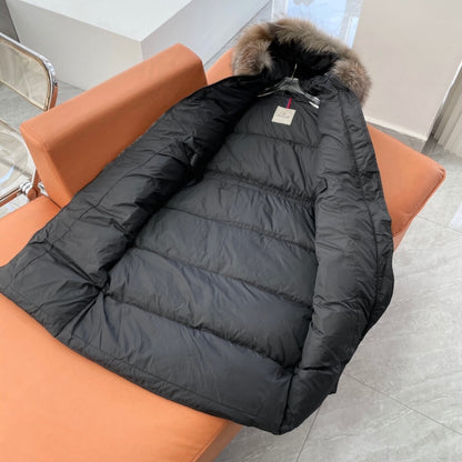 Moncler Winter Latest Hooded Long Down Jacket