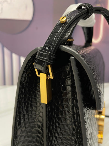 YSL Cassandra Crocodile Leather Bag