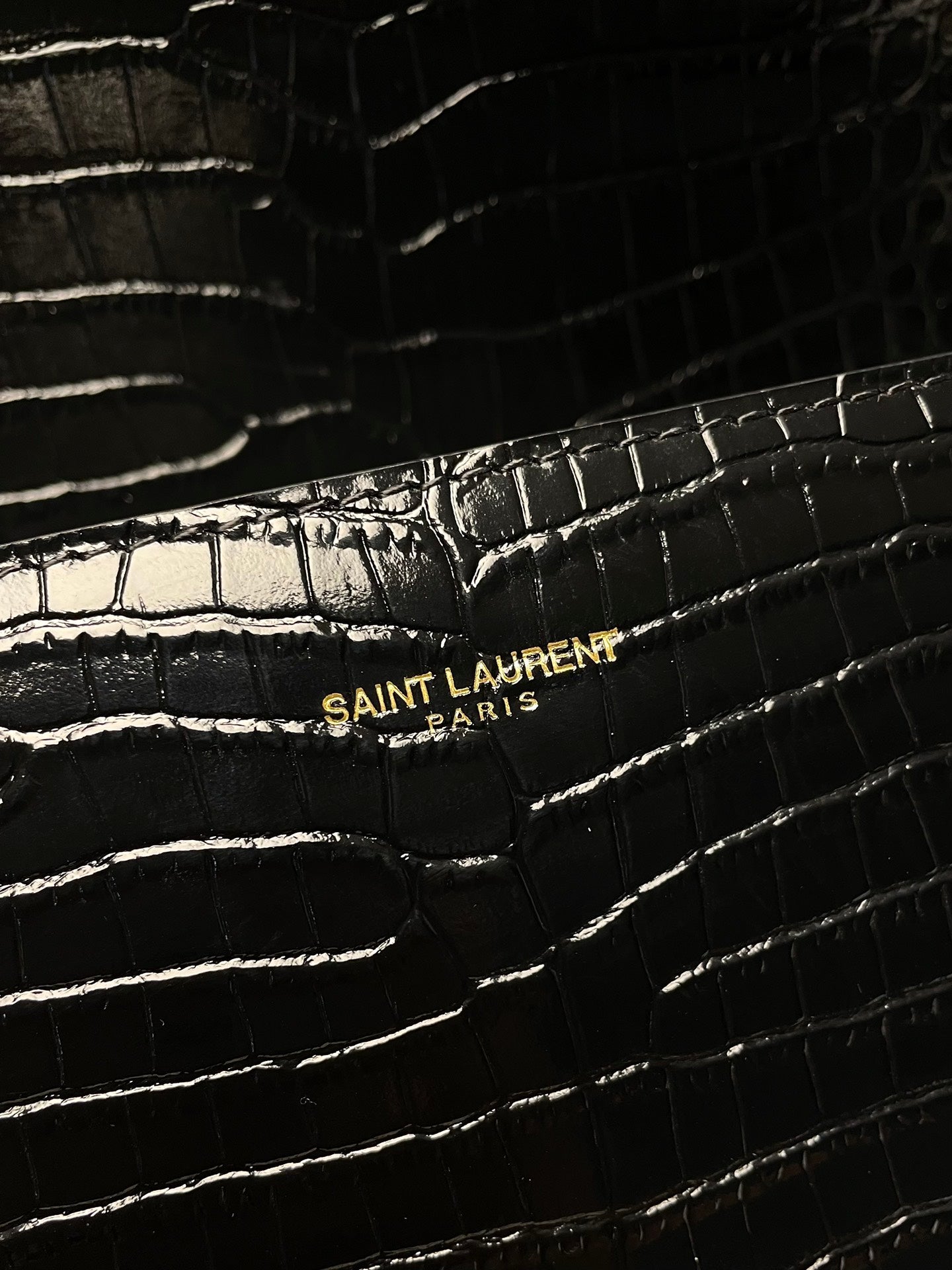 YSL Cassandra Crocodile Leather Bag