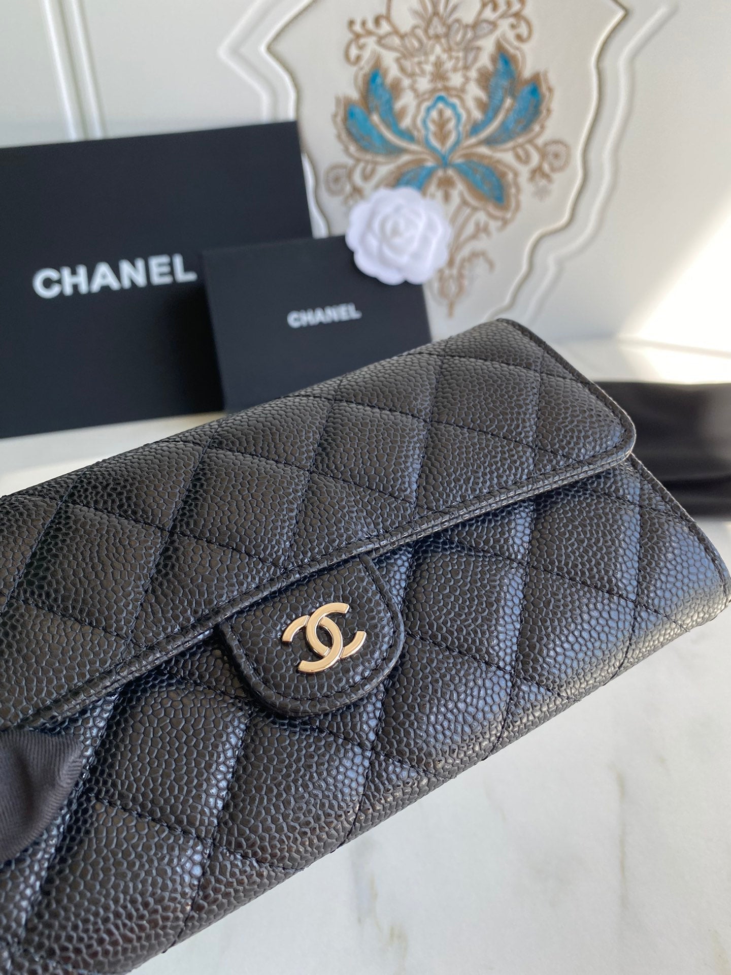 Chanel Classic CF Long Wallet