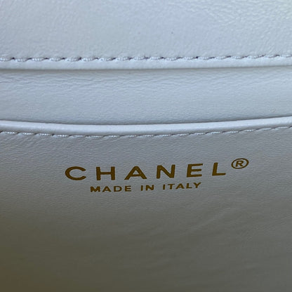 Chanel Retro White Gold Mini Bag
