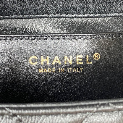 Chanel Retro Black Gold Mini Bag