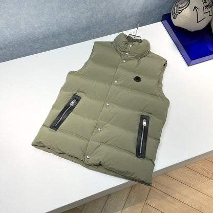 Moncler Sleeveless Green Down Vest New Arrivals 2023