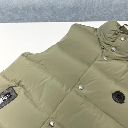 Moncler Sleeveless Green Down Vest New Arrivals 2023
