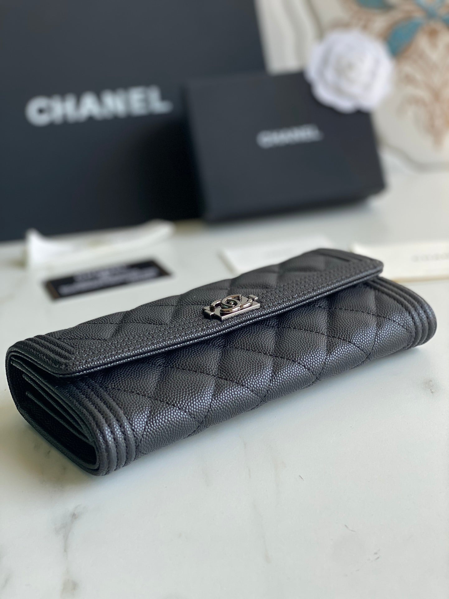 Chanel New Leboy Long Wallet