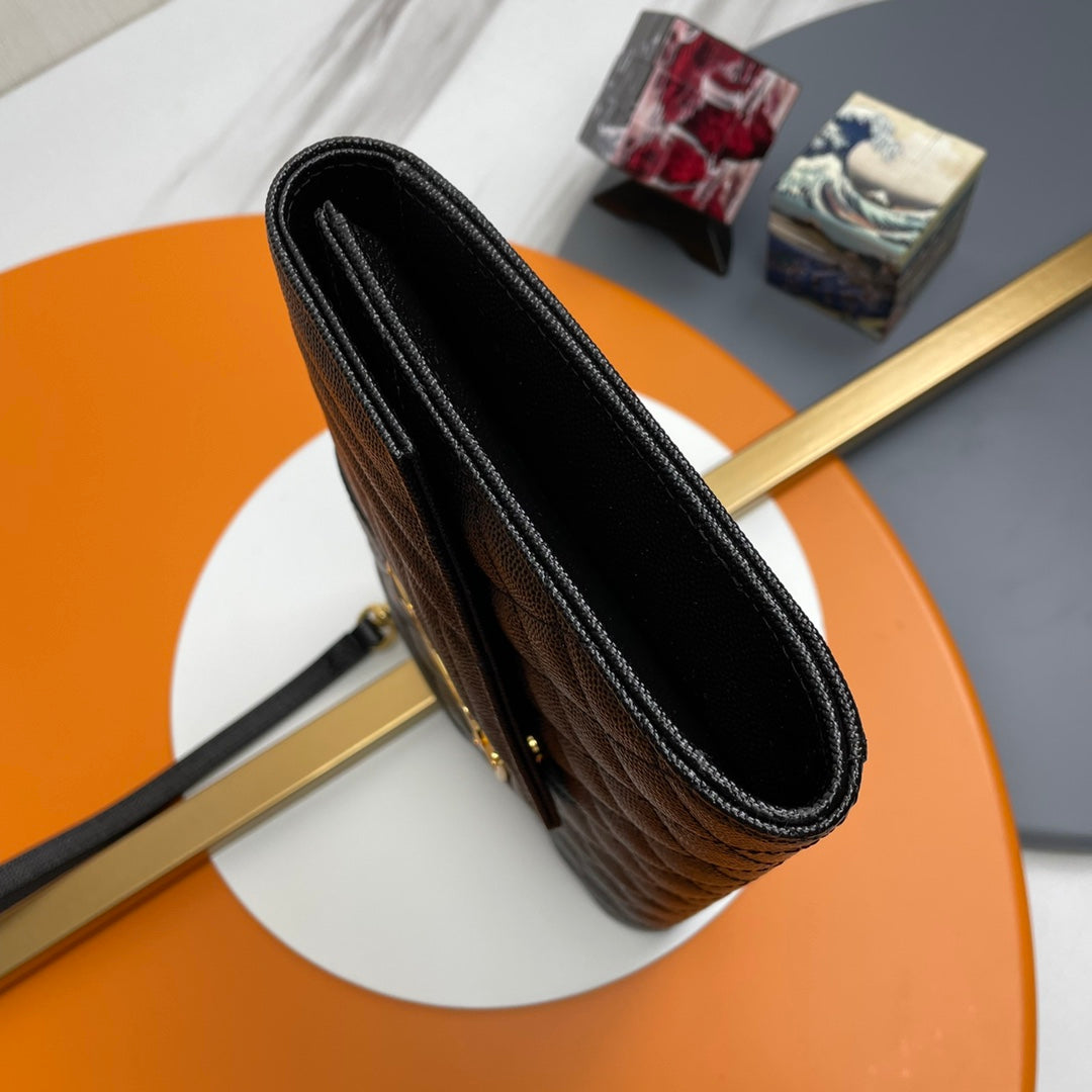 YSL Caviar Clutch New Arrival