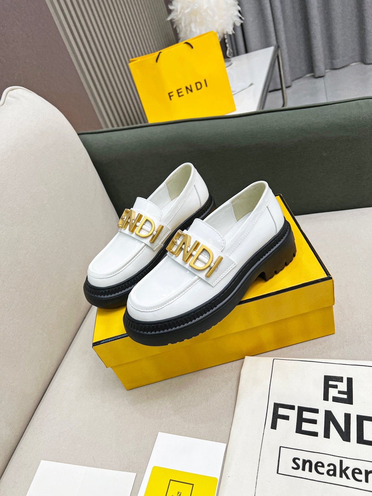 FENDI New Thick-Soled Martin Boots