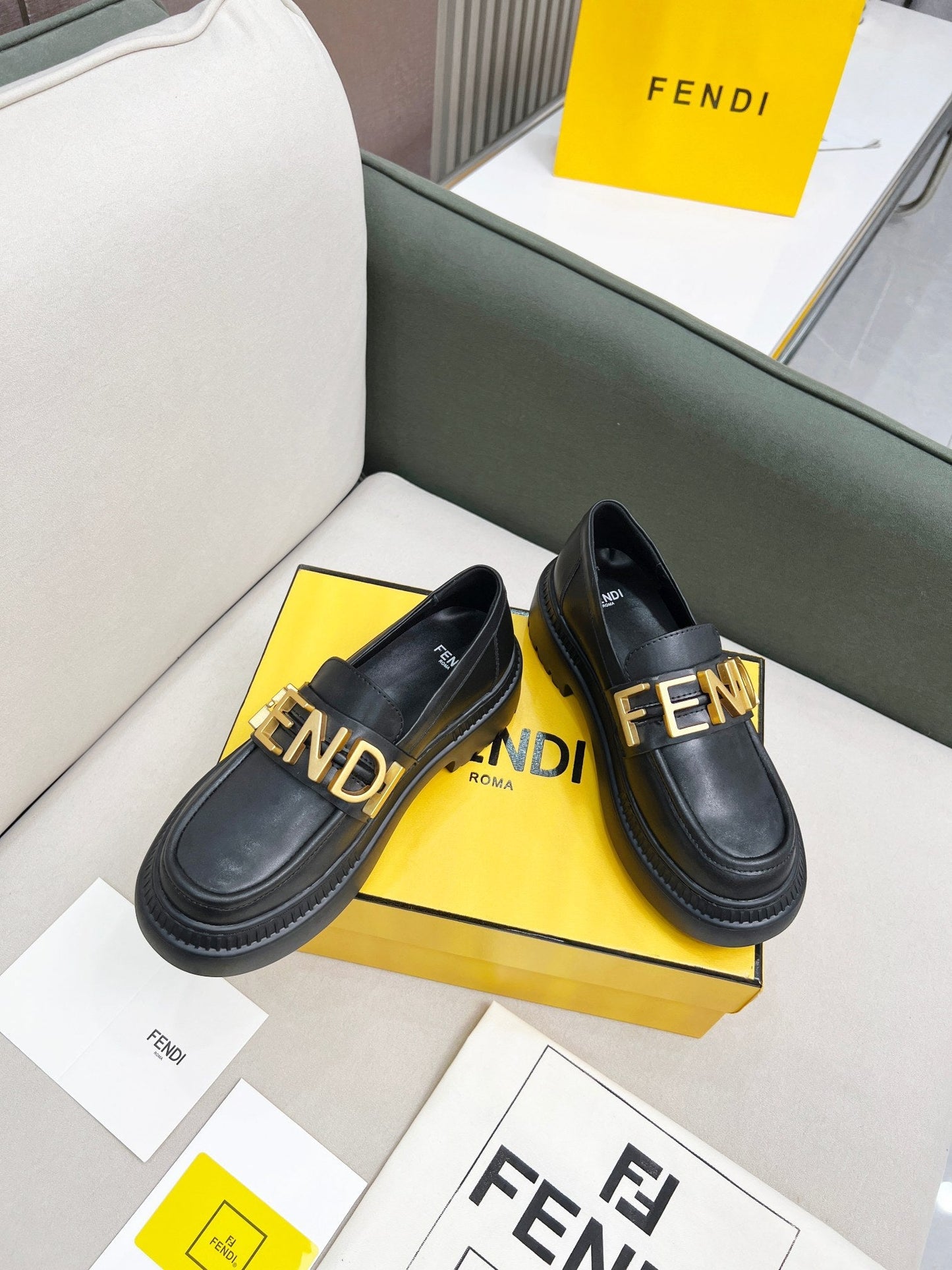 FENDI New Thick-Soled Martin Boots