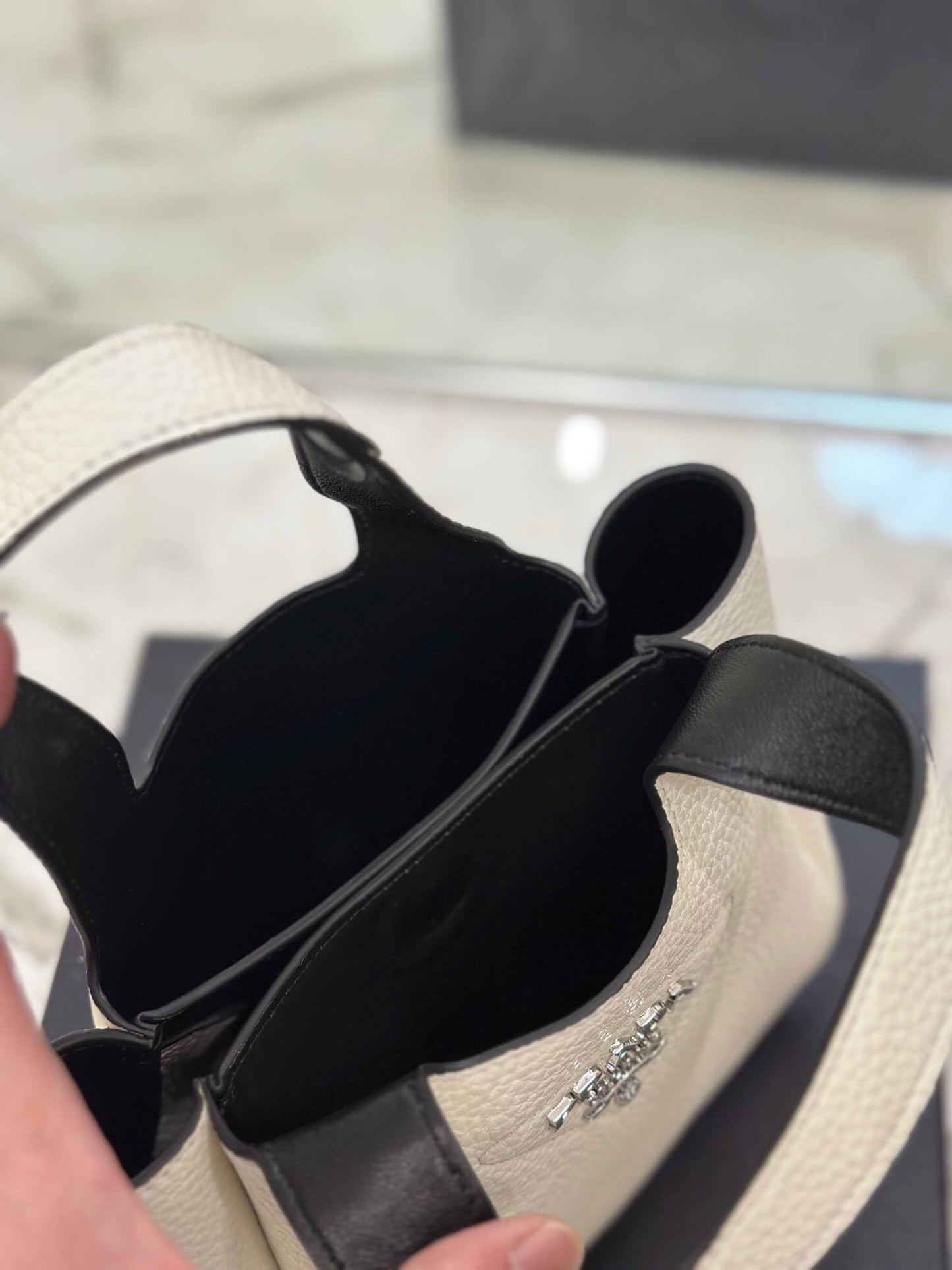 Prada Basket Bucket Bag