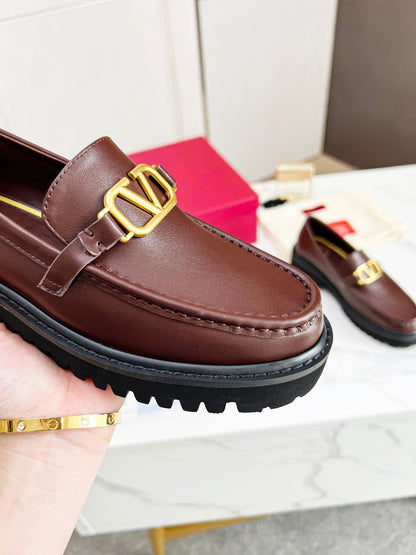 Valentino V Logo Loafers
