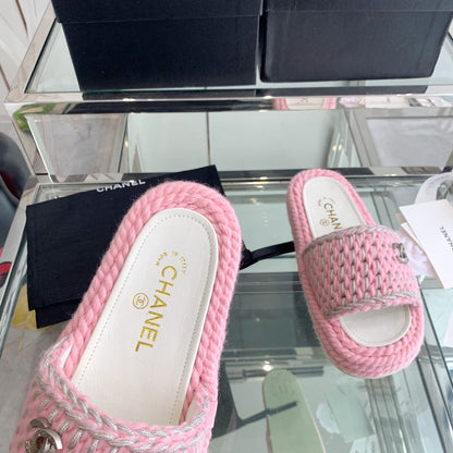 Chanel 2022ss Woven Slippers