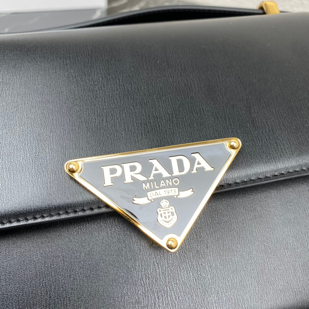 Prada Embleme Leather Bag
