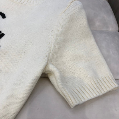 CHANEL New Short-Sleeved Knitted Top