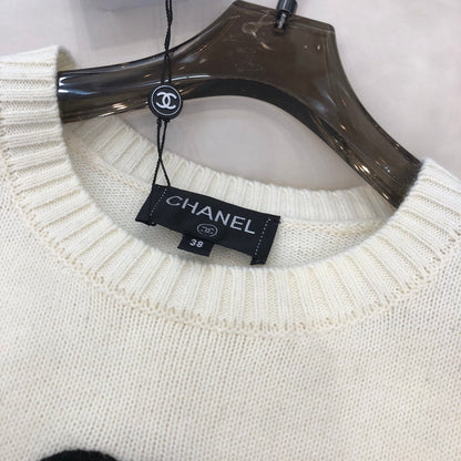 CHANEL New Short-Sleeved Knitted Top