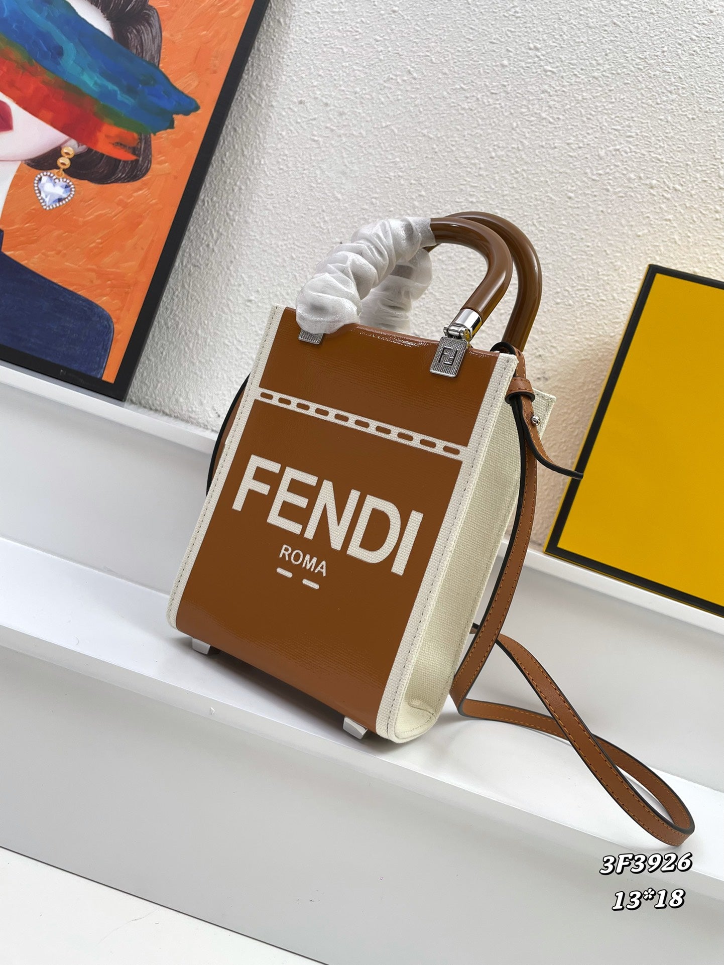 Fendi Sunshine Mini Tote Bag