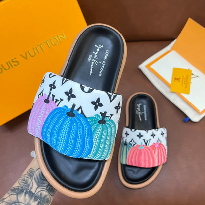 LV Latest Embossed Slippers