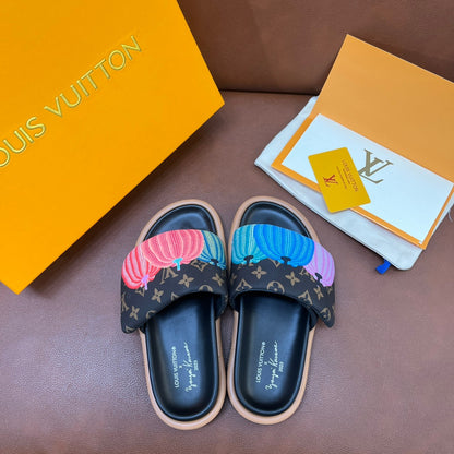 LV Latest Embossed Slippers