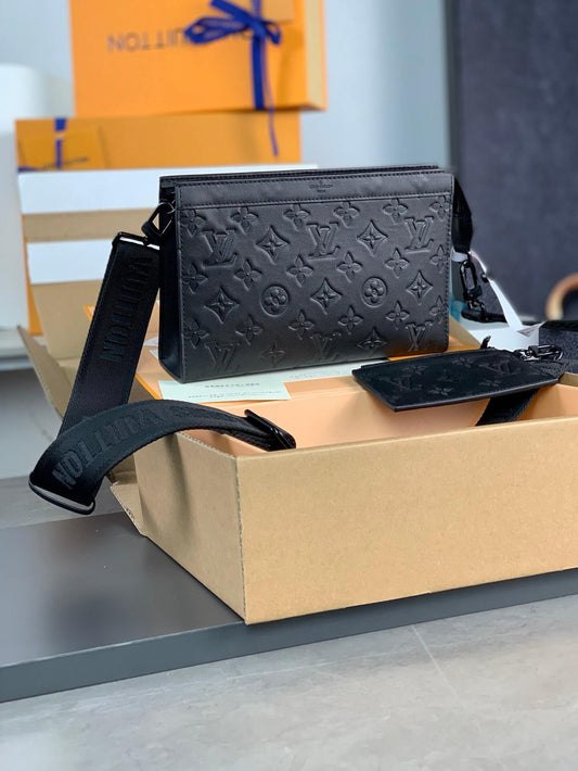 LV Alpha Wearable Wallet combines Monogram Eclipse canvas