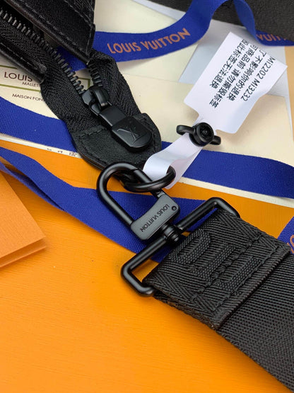 LV Alpha Wearable Wallet combines Monogram Eclipse canvas