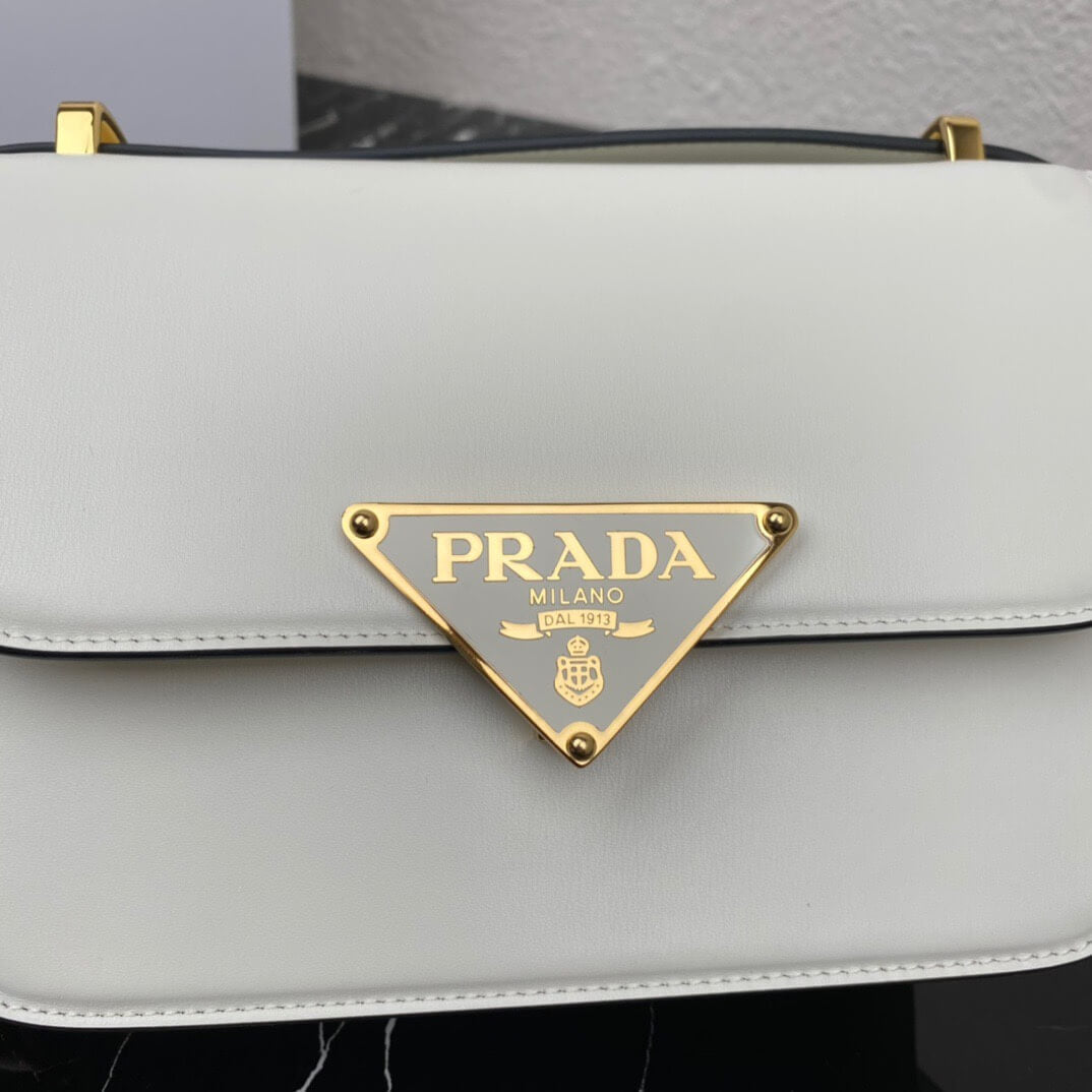 Prada Embleme Leather Bag