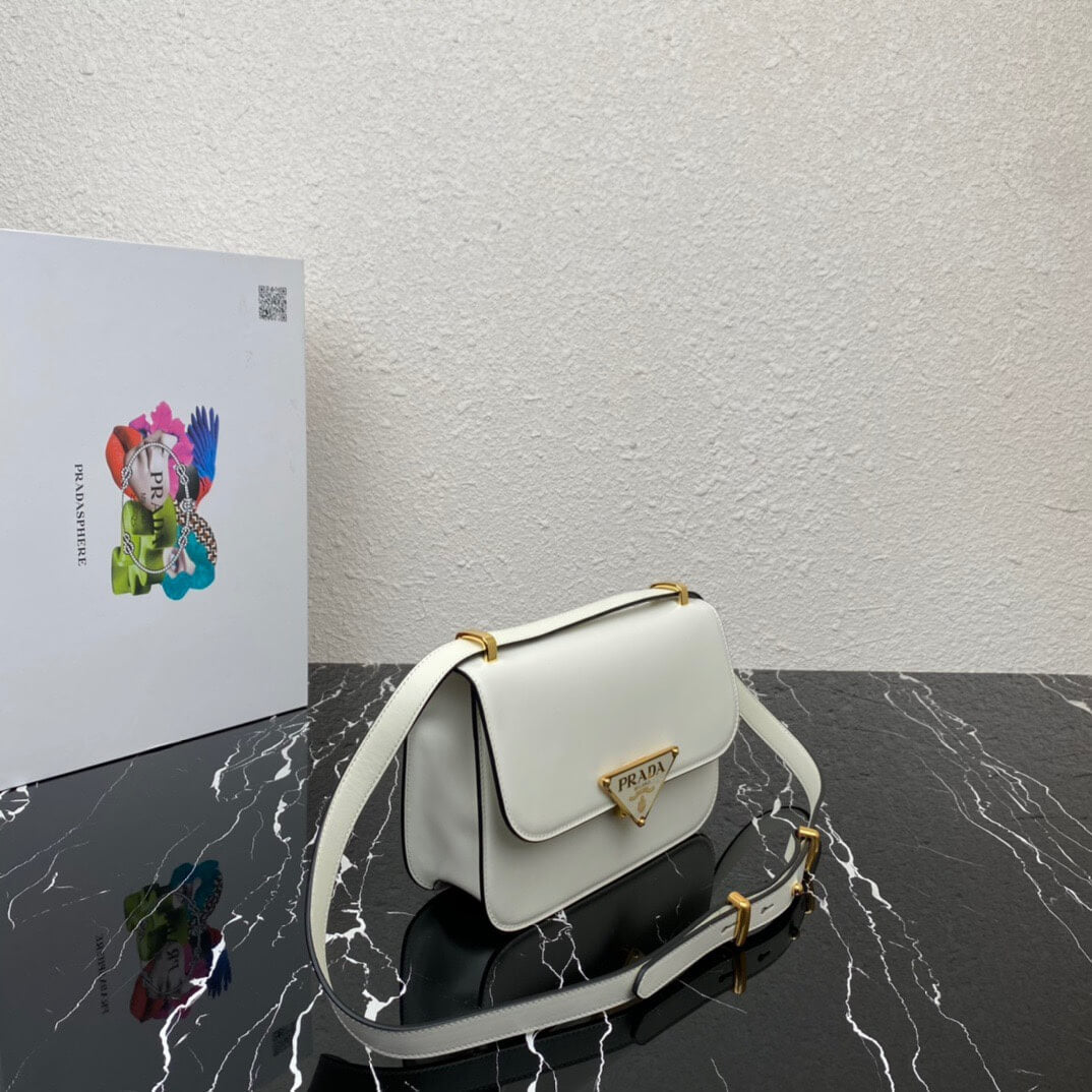 Prada Embleme Leather Bag
