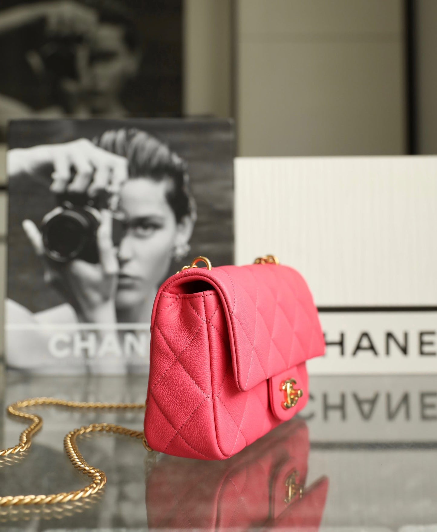 Chanel Love Button Flap Bag