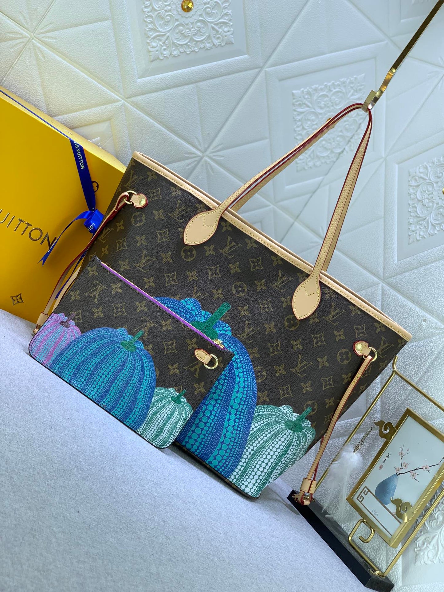 LV Neverfull Pumpkin Bag