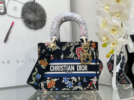 Lady Dior Embroidery Series Bag
