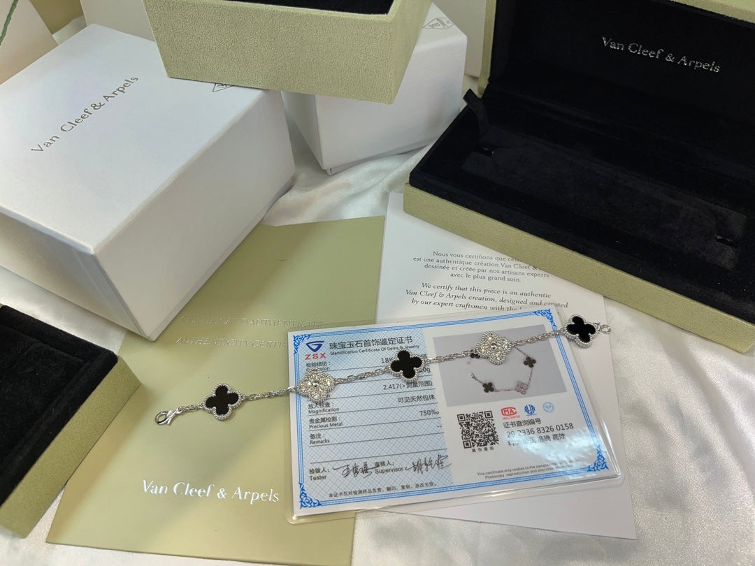 Van Cleef & Arpels Five Flower Bracelet