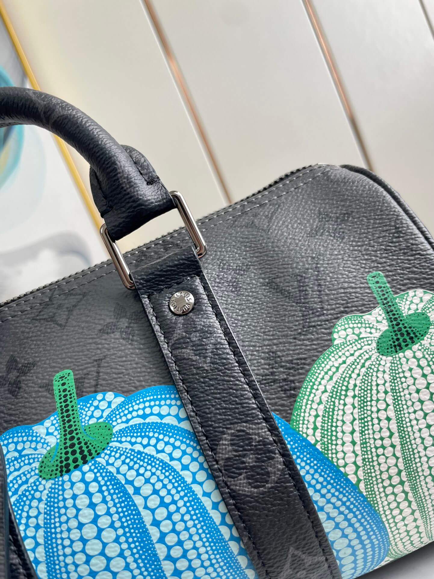 LV KEEPALL Pumpkin Pillow Bag