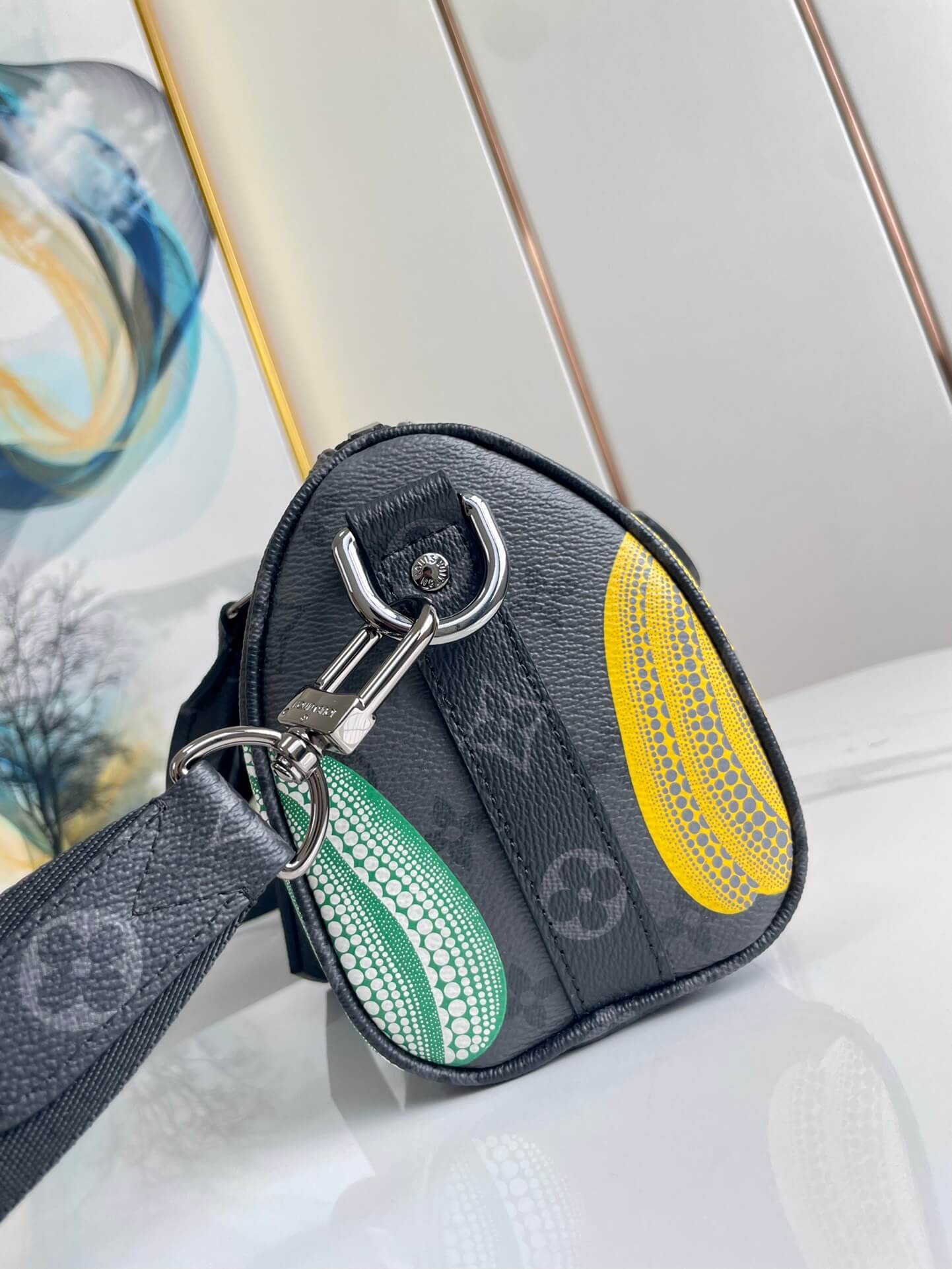 LV KEEPALL Pumpkin Pillow Bag