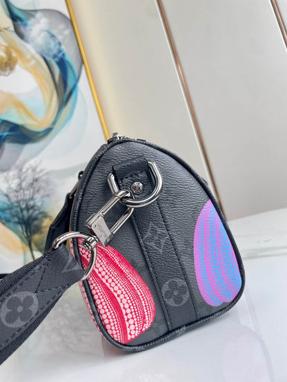 LV KEEPALL Pumpkin Pillow Bag