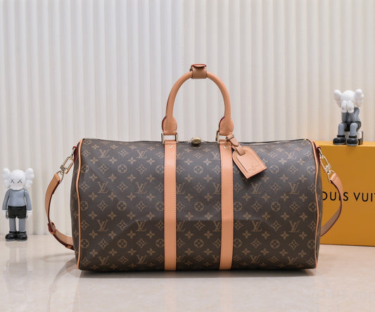 LV Classic Keepall Bandoulière Travel Bag