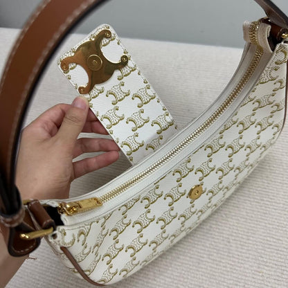 Celine TRIOMPHE CANVAS Logo Bag
