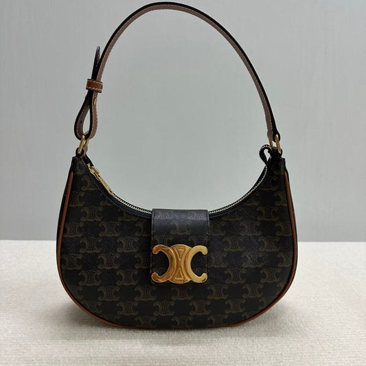 Celine TRIOMPHE CANVAS Logo Bag