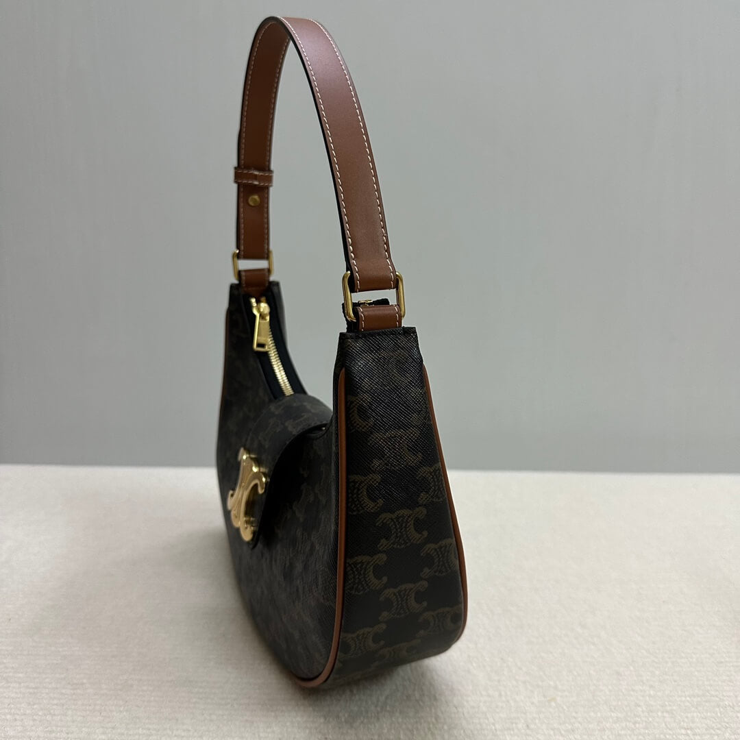 Celine TRIOMPHE CANVAS Logo Bag