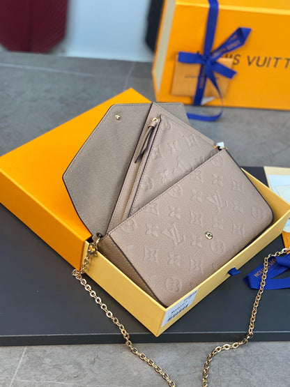 LV FÉLICIE POCHETTE Chain Bag