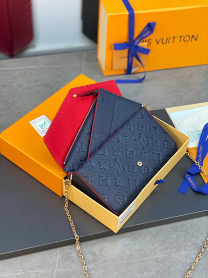 LV FÉLICIE POCHETTE Chain Bag