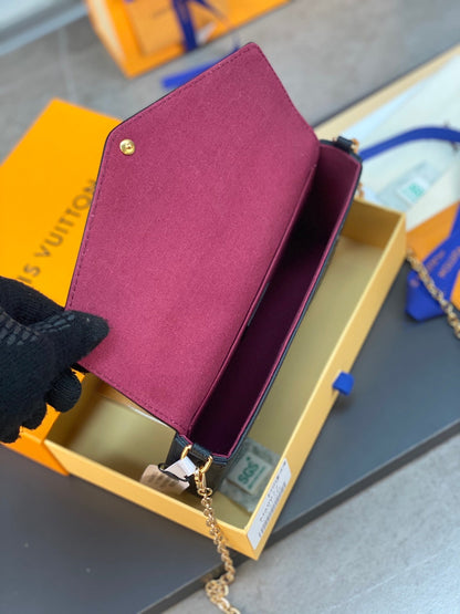 LV FÉLICIE POCHETTE Chain Bag