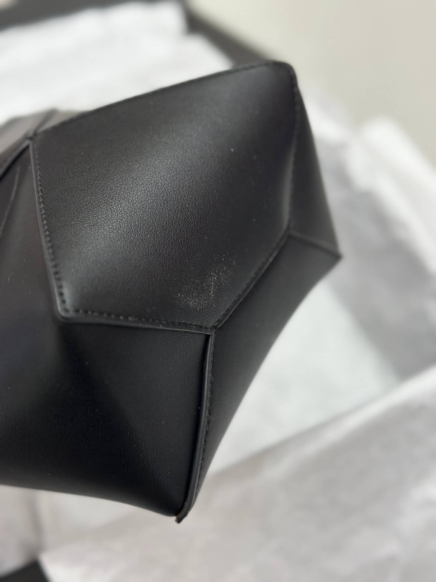 Loewe Puzzle Fold Bag in Black