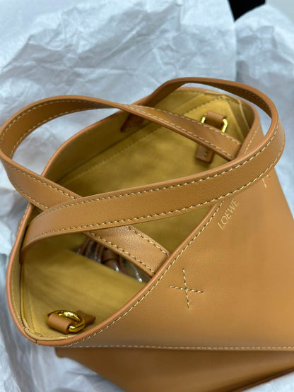 Loewe Puzzle Fold Bag in Brown