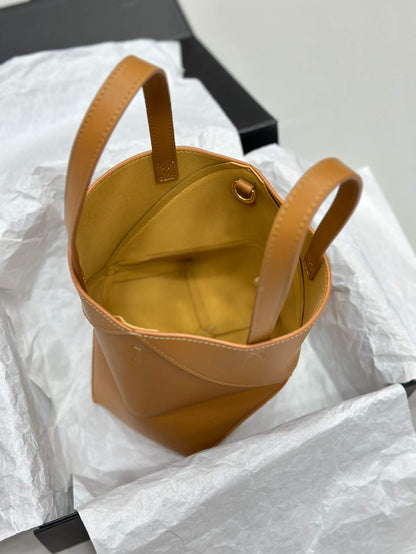 Loewe Puzzle Fold Bag in Brown