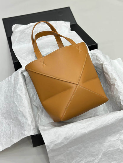 Loewe Puzzle Fold Bag in Brown